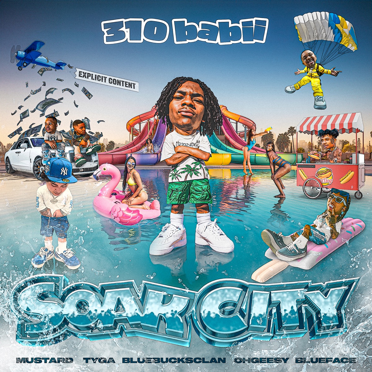 MP3: 310babii, Blueface & Tyga Ft. Mustard, OhGeesy & BlueBucksClan – Soak City